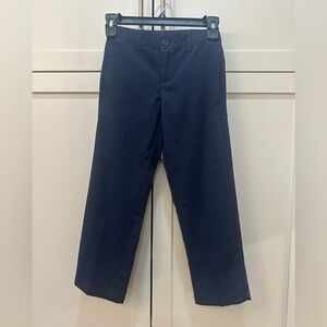 Boys Bcg Navy Straight-Leg Dress Pants- XS